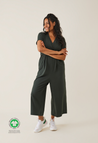 Jumpsuit gravid med amningsfunktion - Deep Green