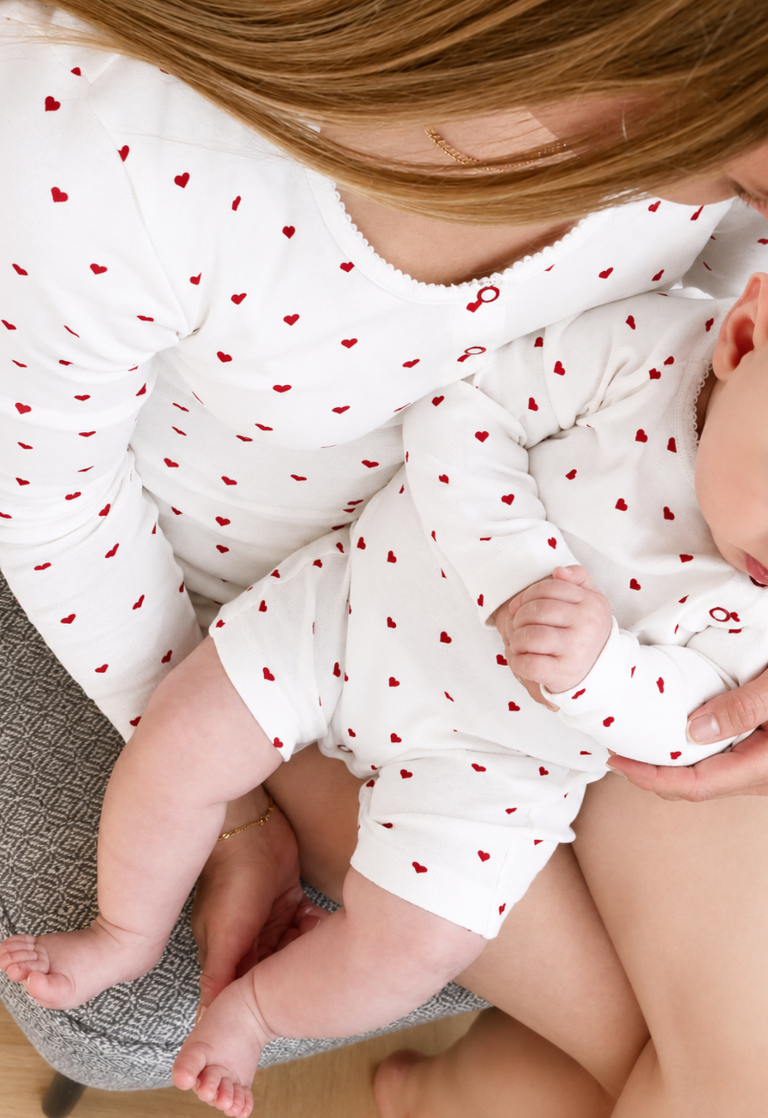 Pyjamas baby - Hjärtan