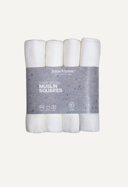 Muslin Diaper Squares - Vit - 4p 