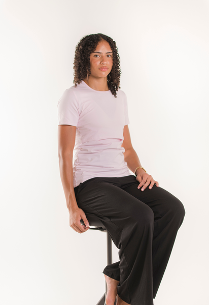 Amningstopp med kort ärm Essential - Pastel Pink