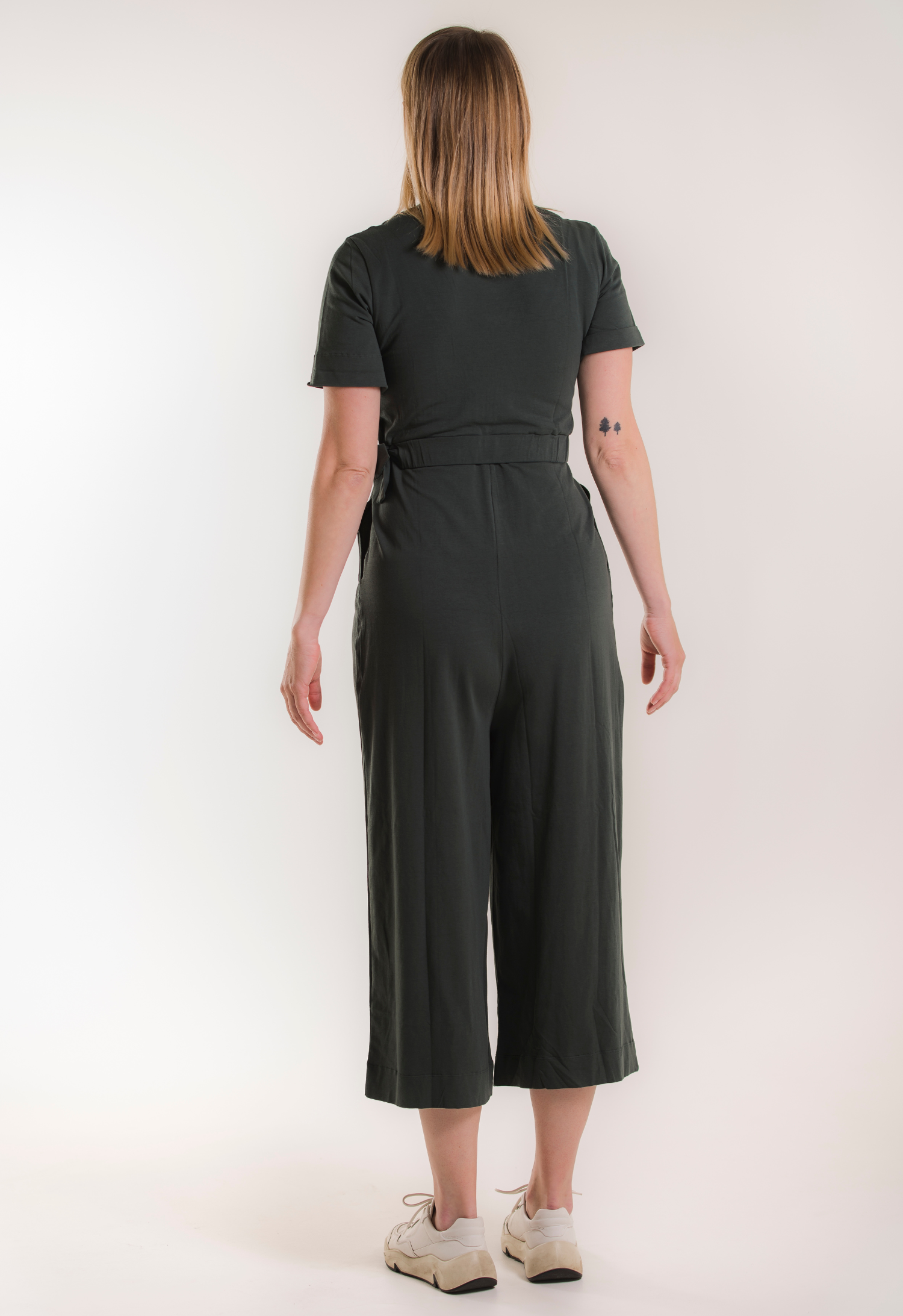 Jumpsuit gravid med amningsfunktion - Deep Green