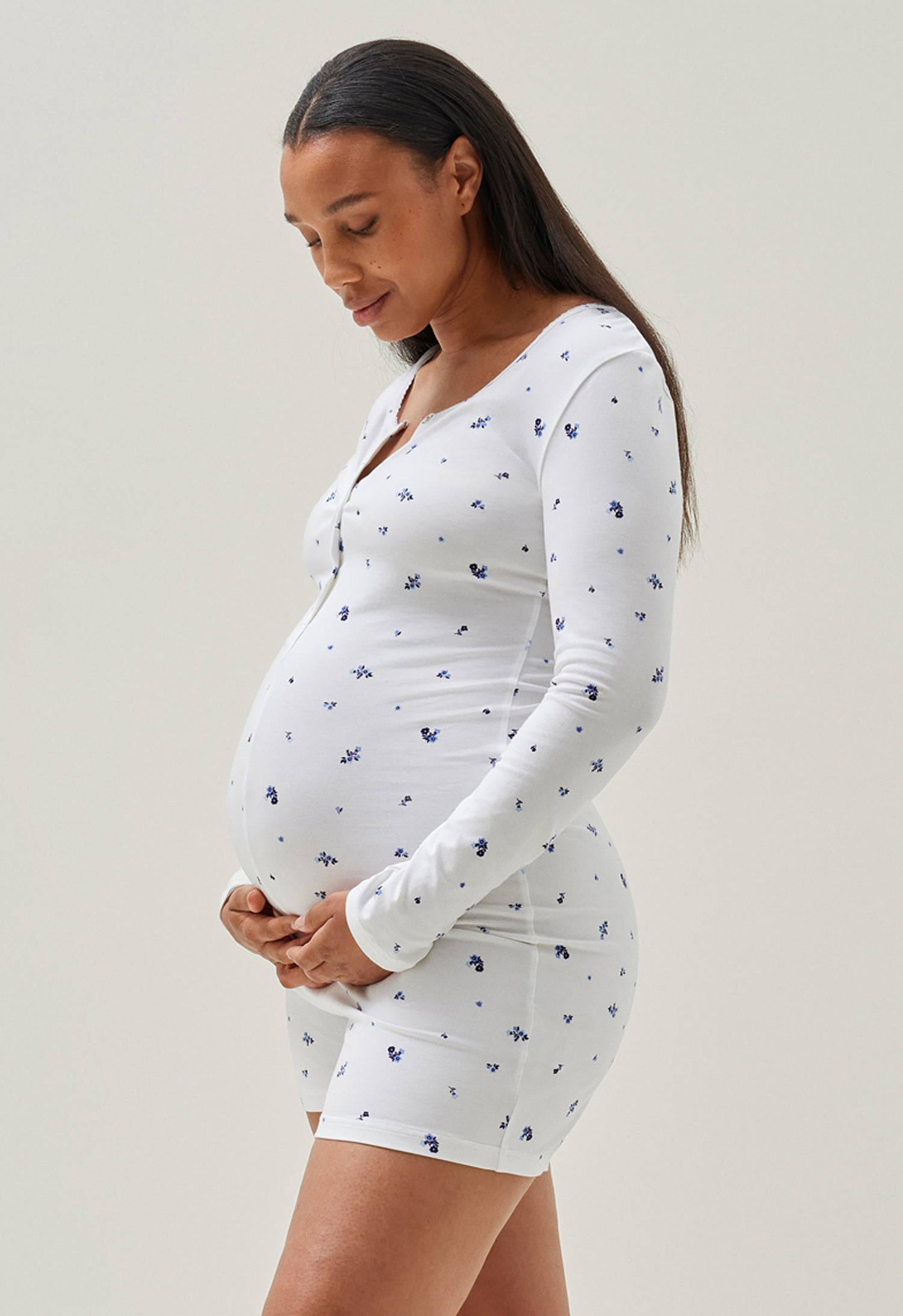 Product Image for Gravidpyjamas - Blommig - XL