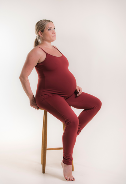 Bodysuit gravid - Röd