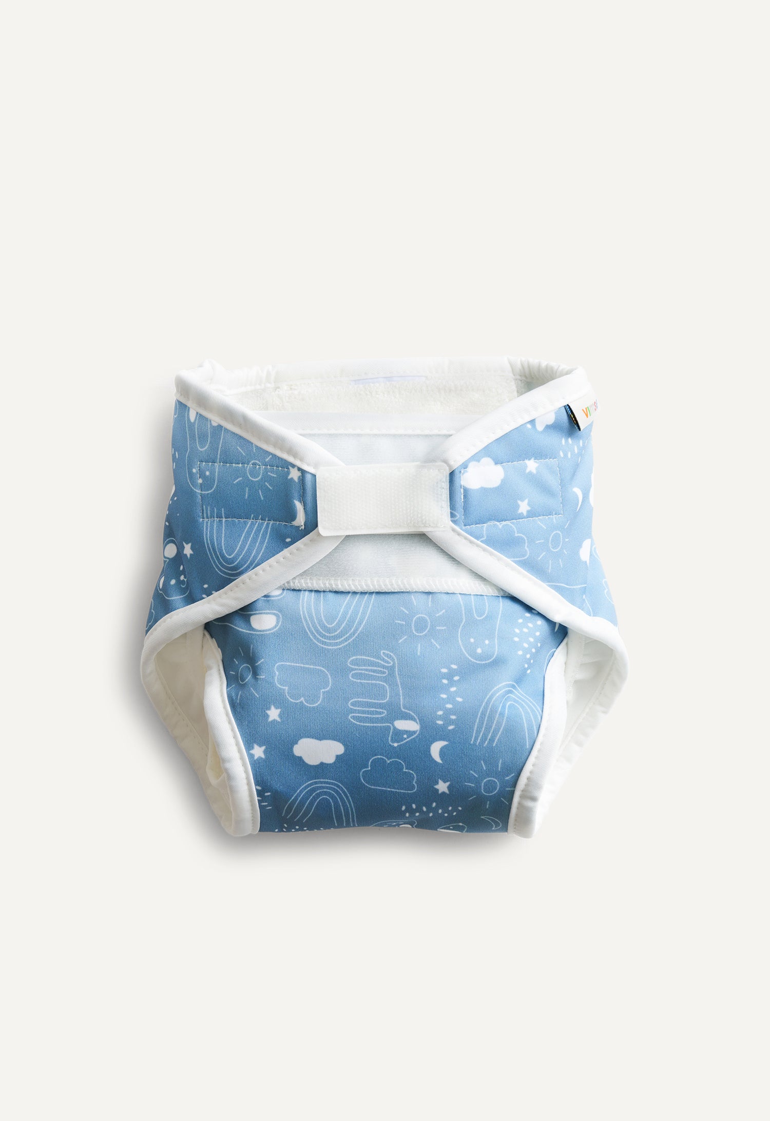Product Image for Tygblöja - All in One - Blå Teddy - 2,5-5 kg