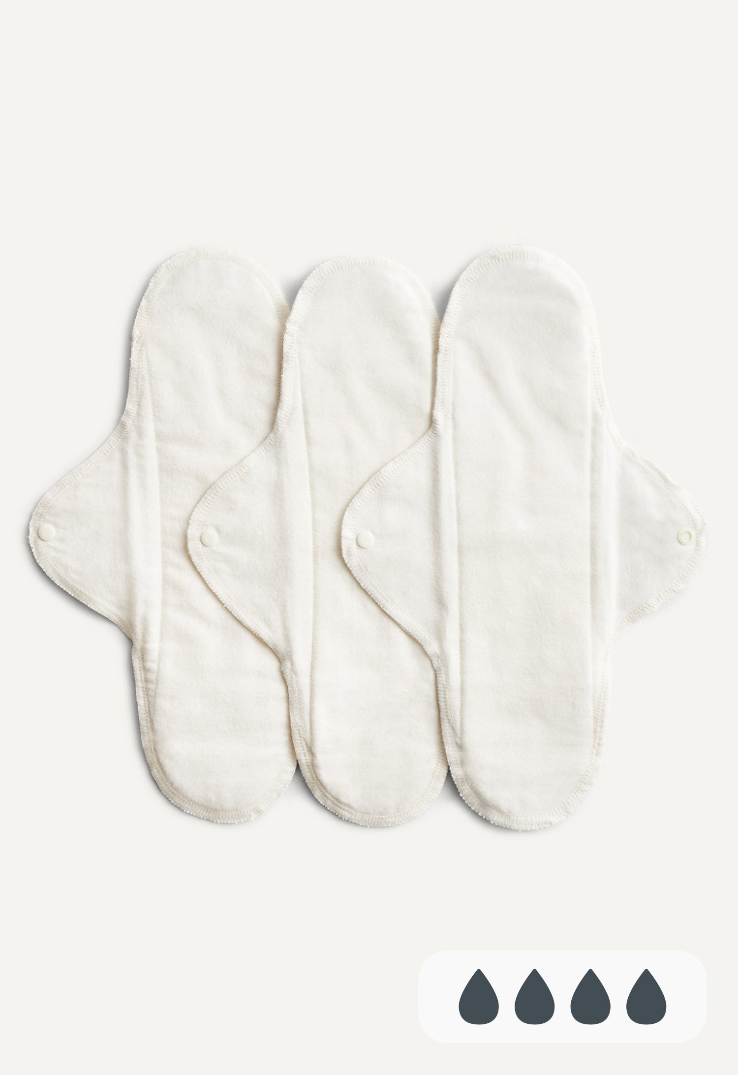 Product Image for Tygbindor - Natt - Vit - 3-pack