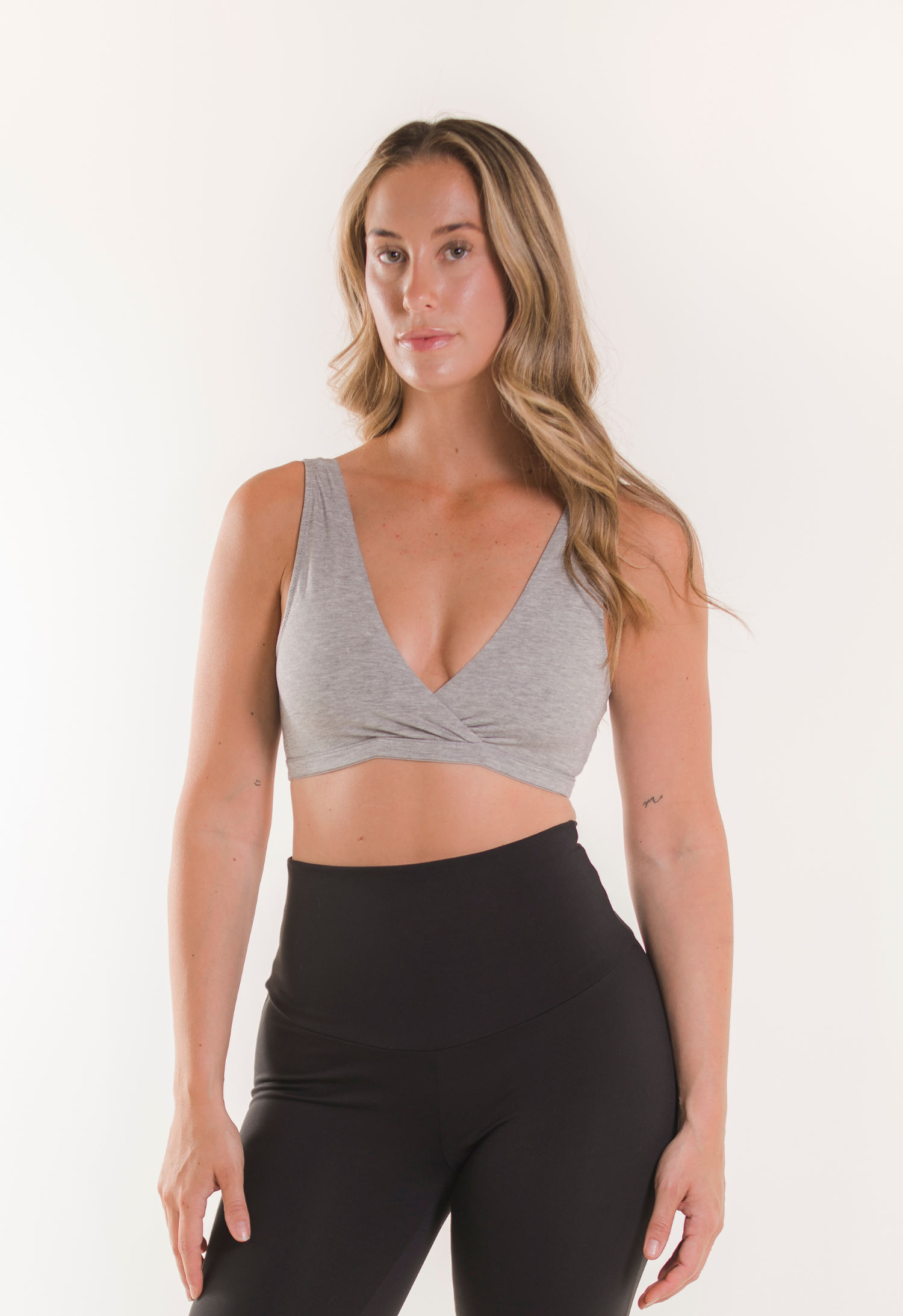 Product Image for Mjuk amningsbh - Grey melange - XXL