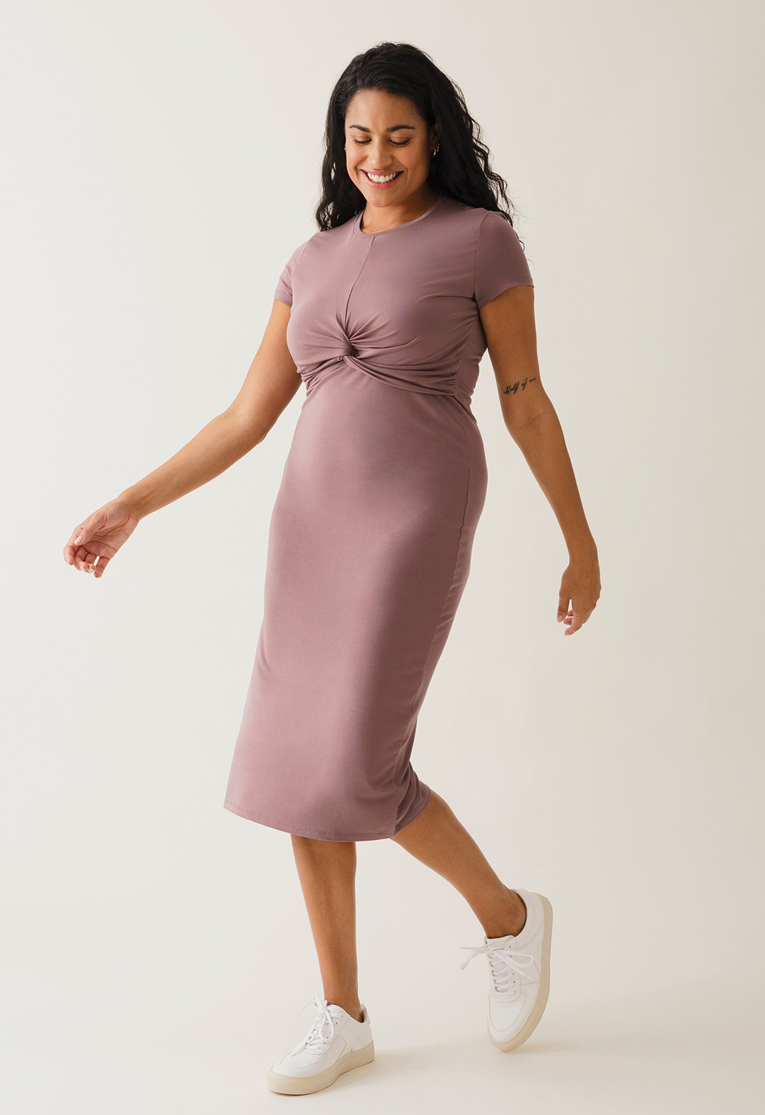 Product Image for Festklänning med amningsfunktion - Dark Mauve - M