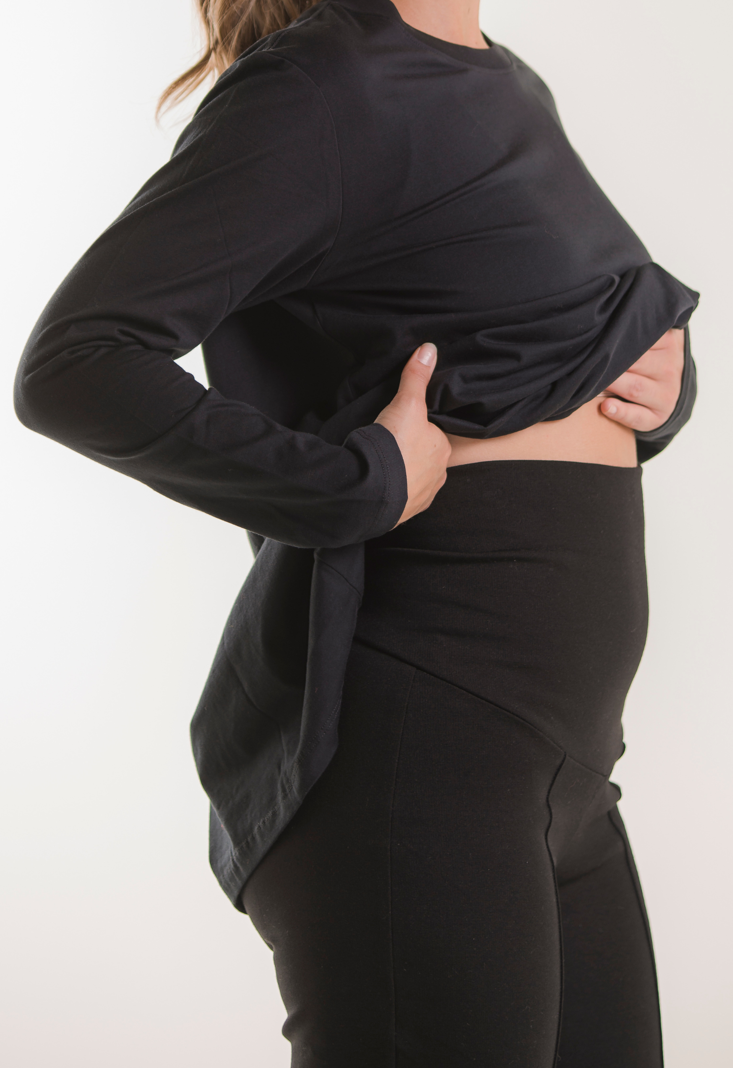 Kostymbyxor gravid - Svart