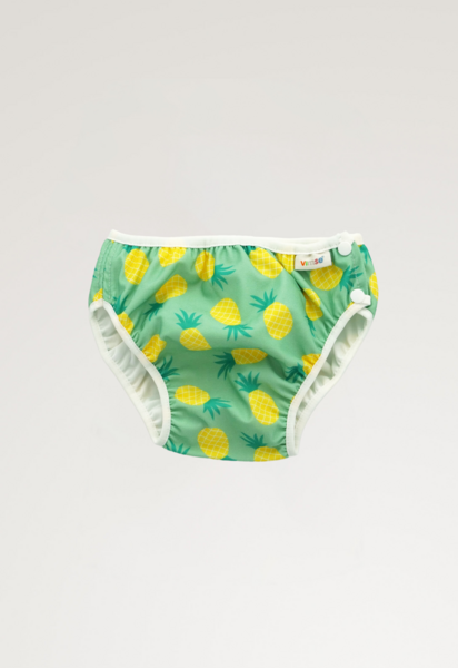 Badblöja med sidoknäppning - Pineapple
