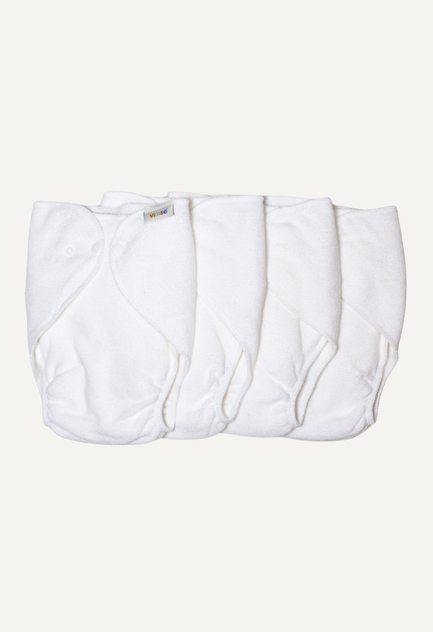 Terry Diapers - One Size - 4 pack