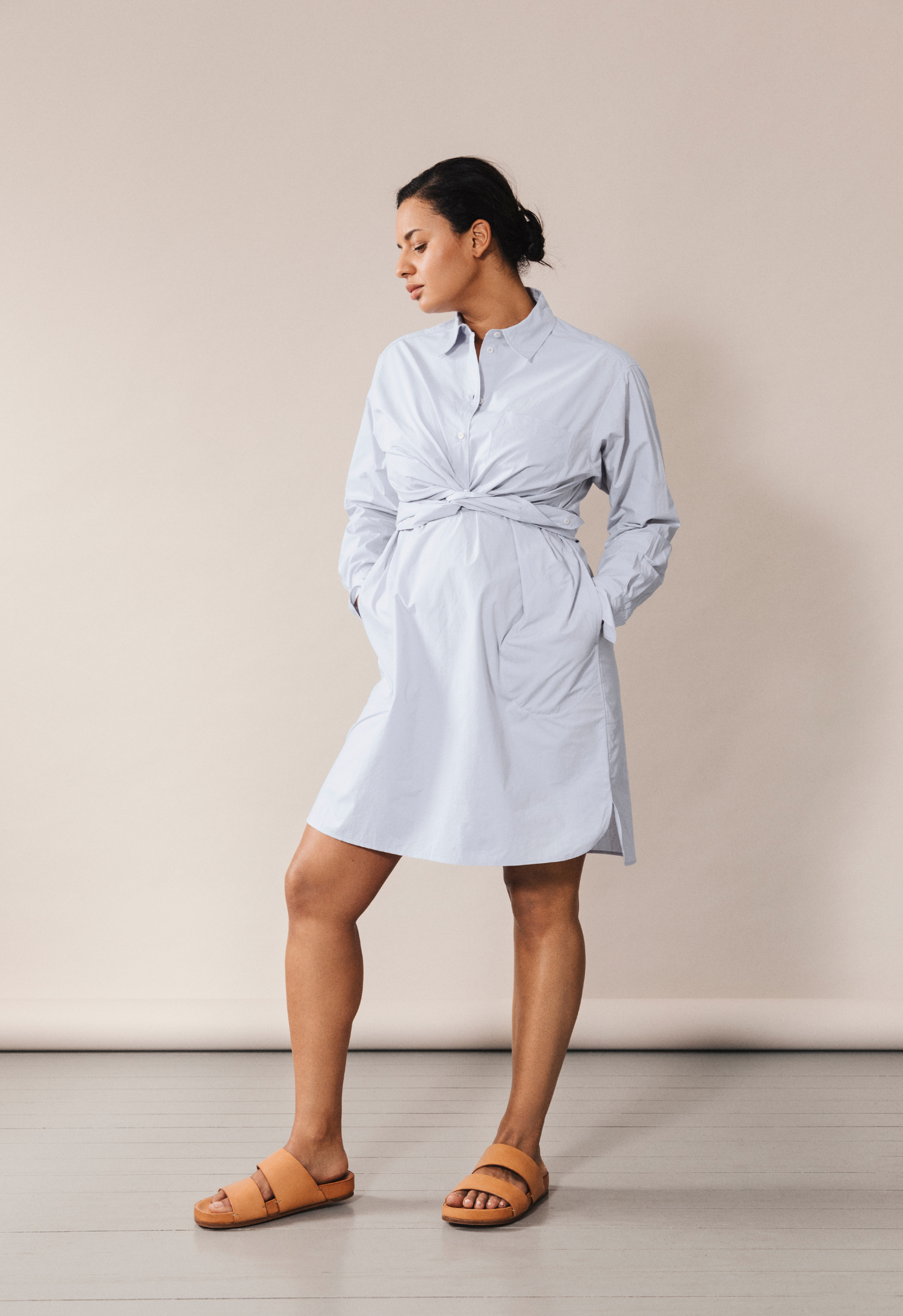 The Duo Dress - Sky blue