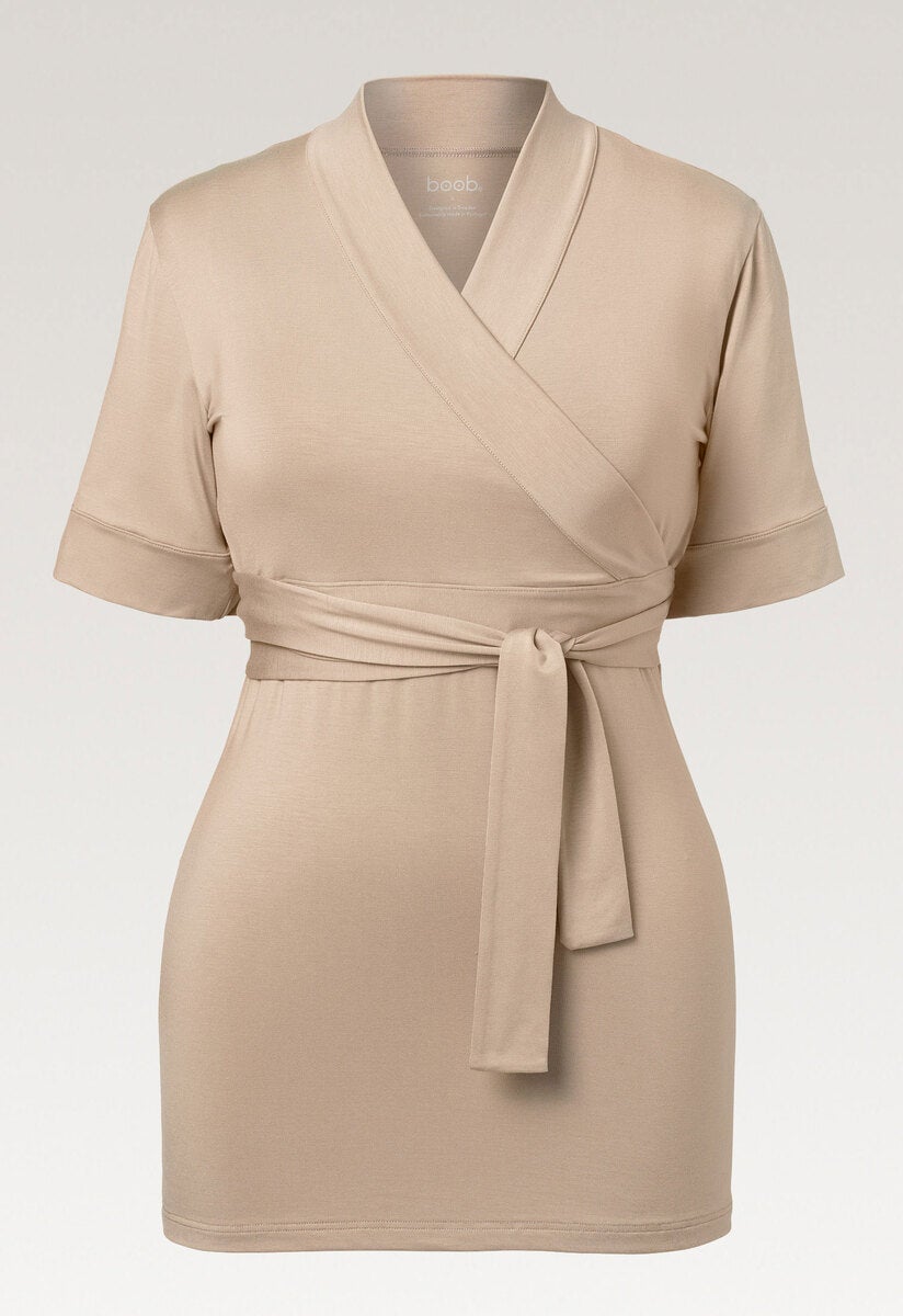 Lounge Wrap Top - Sand