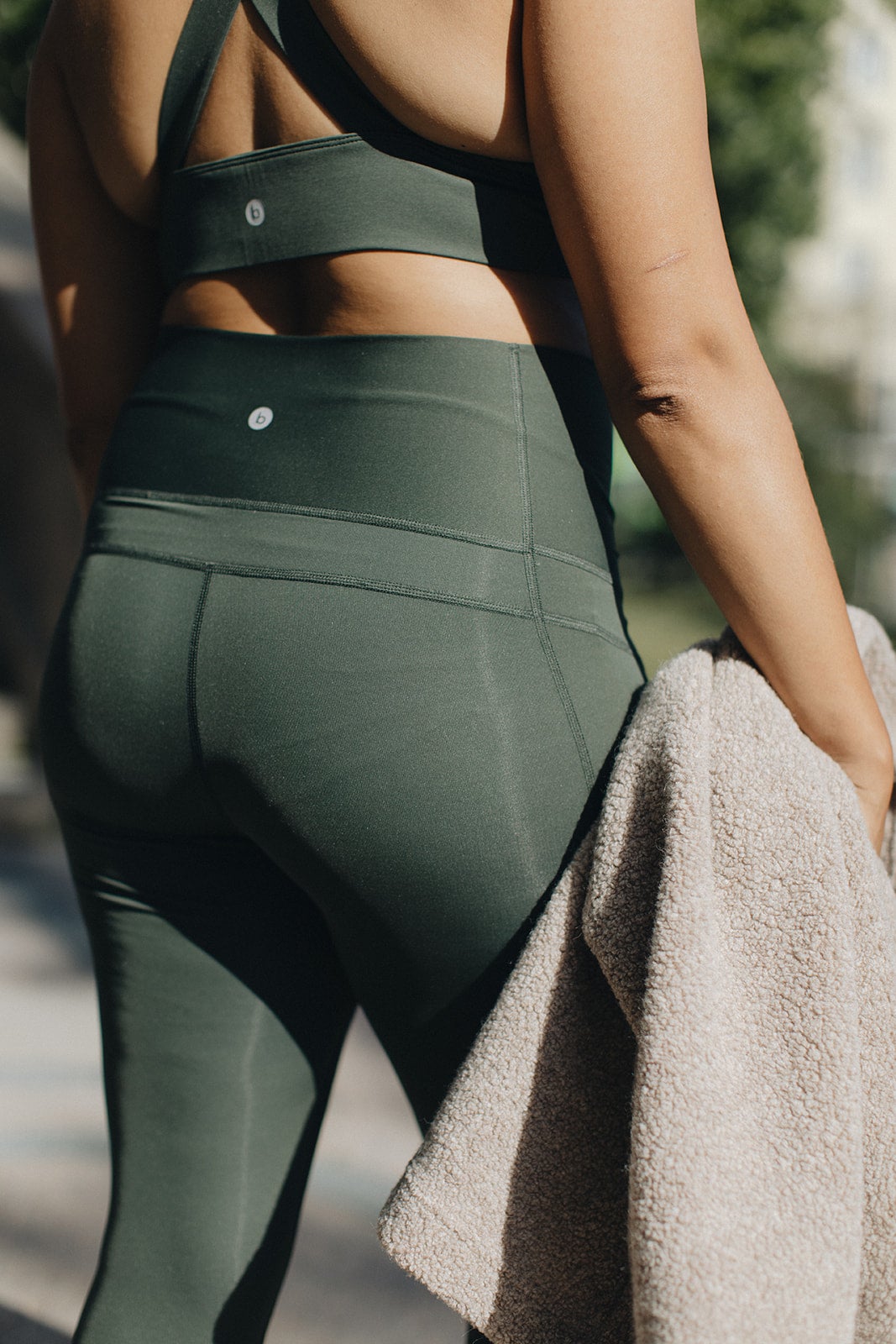 Flow Leggings - Seaweed