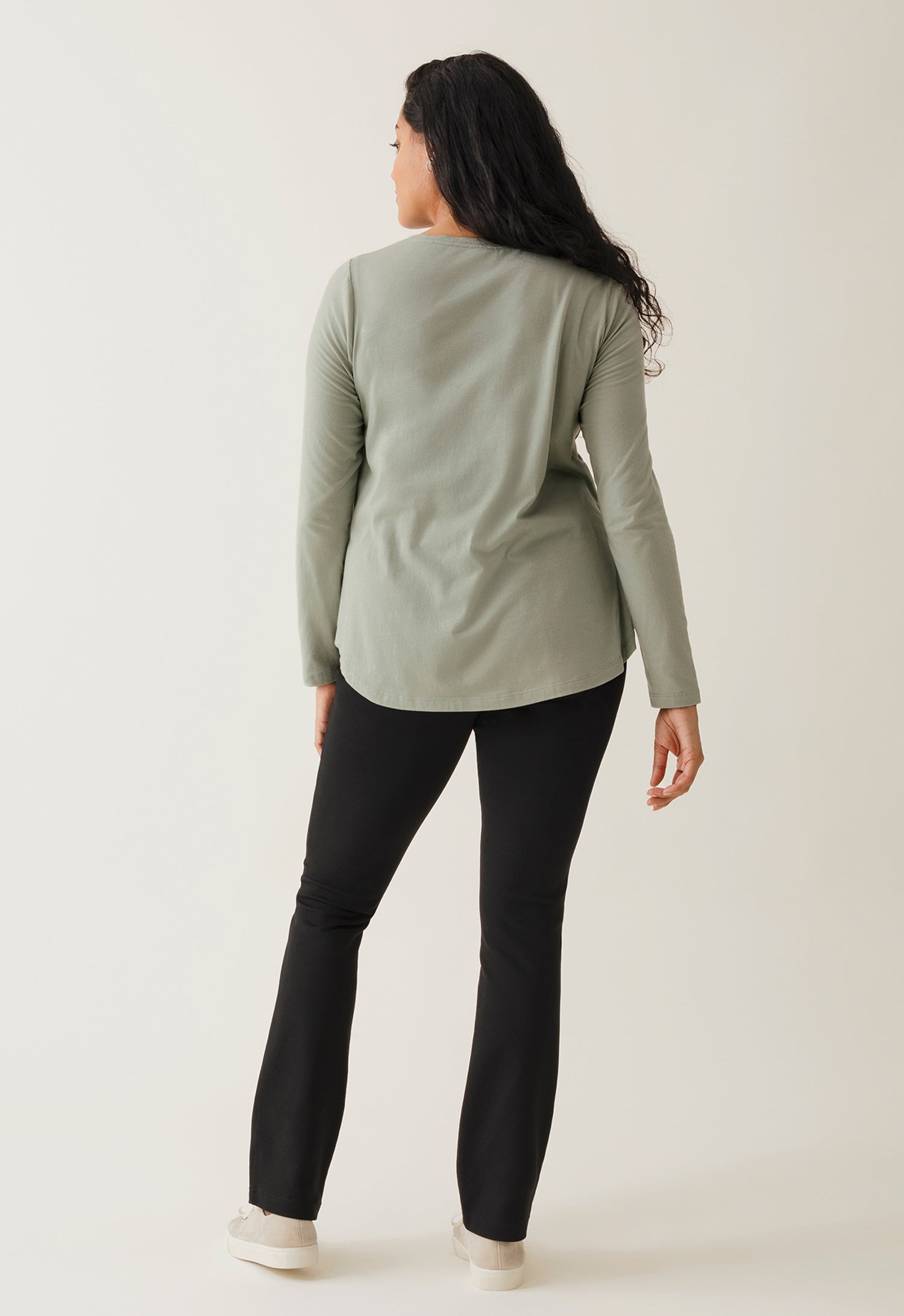 Raka gravidbyxor - Svart