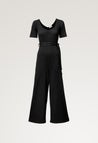 Ribbad gravidjumpsuit - Svart