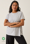T-shirt med amningsfunktion - Grey Melange