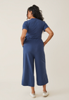 Jumpsuit gravid med amningsfunktion - Blå