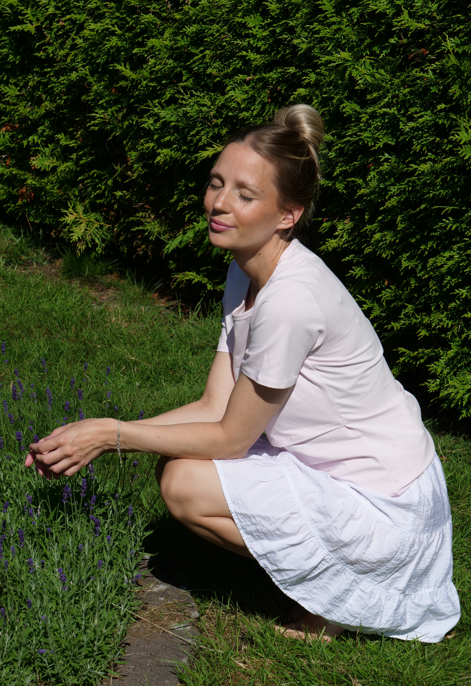 Amningstopp med kort ärm Essential - Pastel Pink