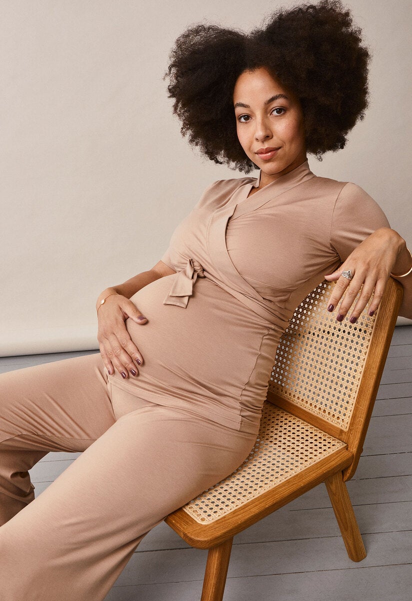 Lounge Wrap Top - Sand