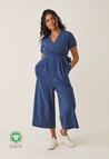 Jumpsuit gravid med amningsfunktion - Blå