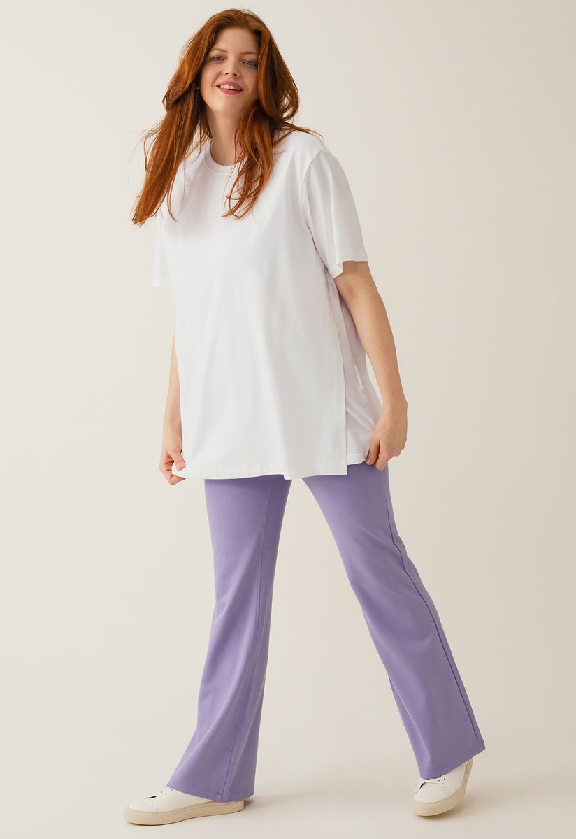 OONO Flared Pants Lilac