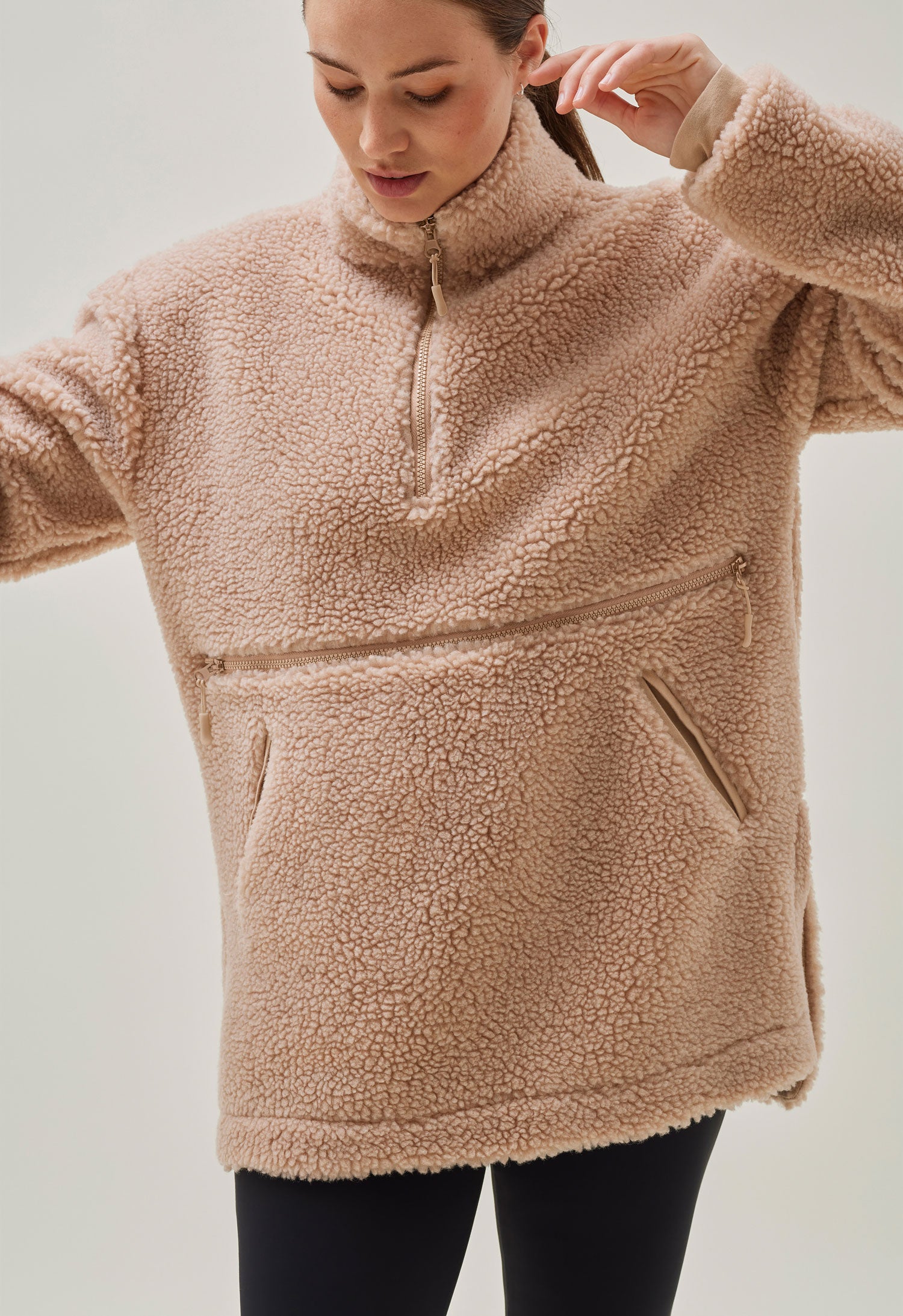 Product Image for Pile fleecetröja - Beige - M/L