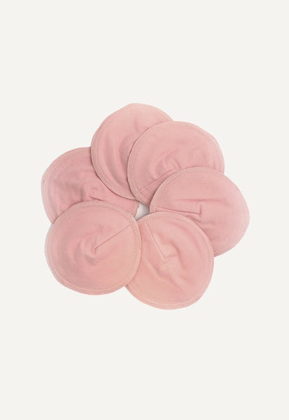 Amningsinlägg i ekologisk bomull - Rosa