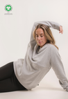 Sweatshirt med amningsfunktion - Grey melange