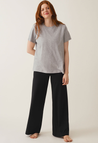 T-shirt med amningsfunktion - Grey Melange