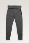 Gravidleggings i merinoull - Grey Melange