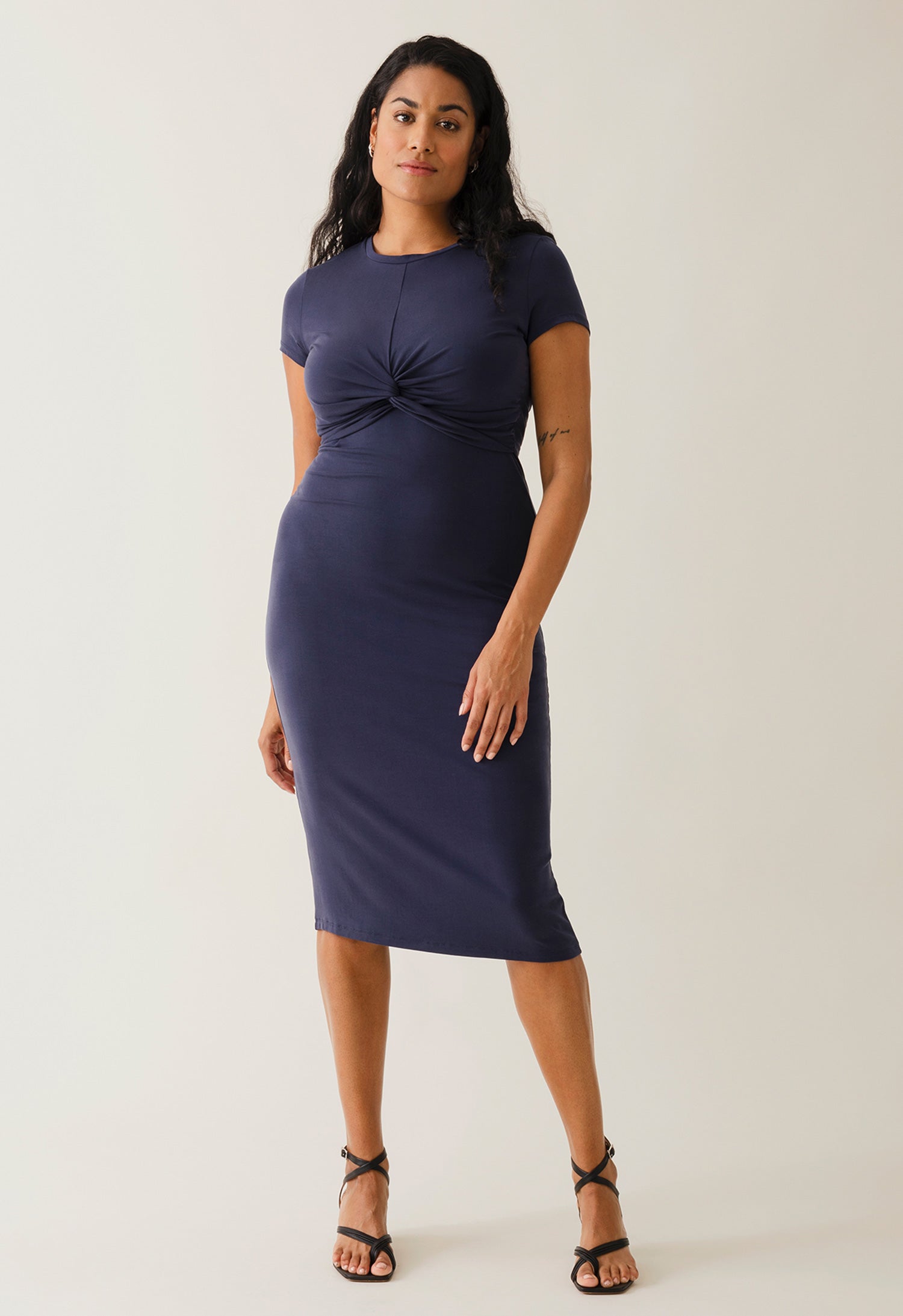 Product Image for Festklänning med amningsfunktion - Navy - S