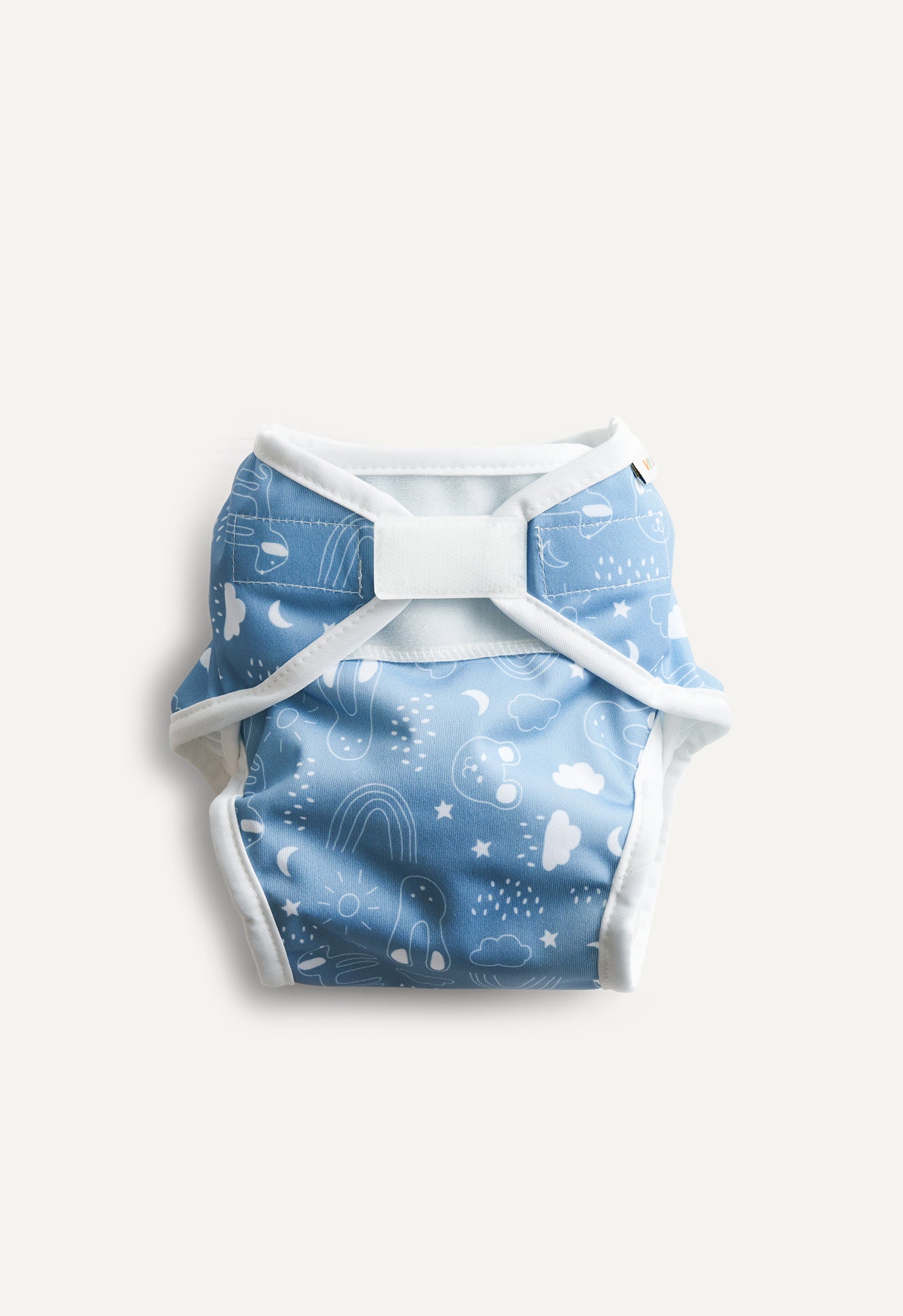 Product Image for Blöjbyxa för frotteblöja - Blå Teddy - 8-11 kg