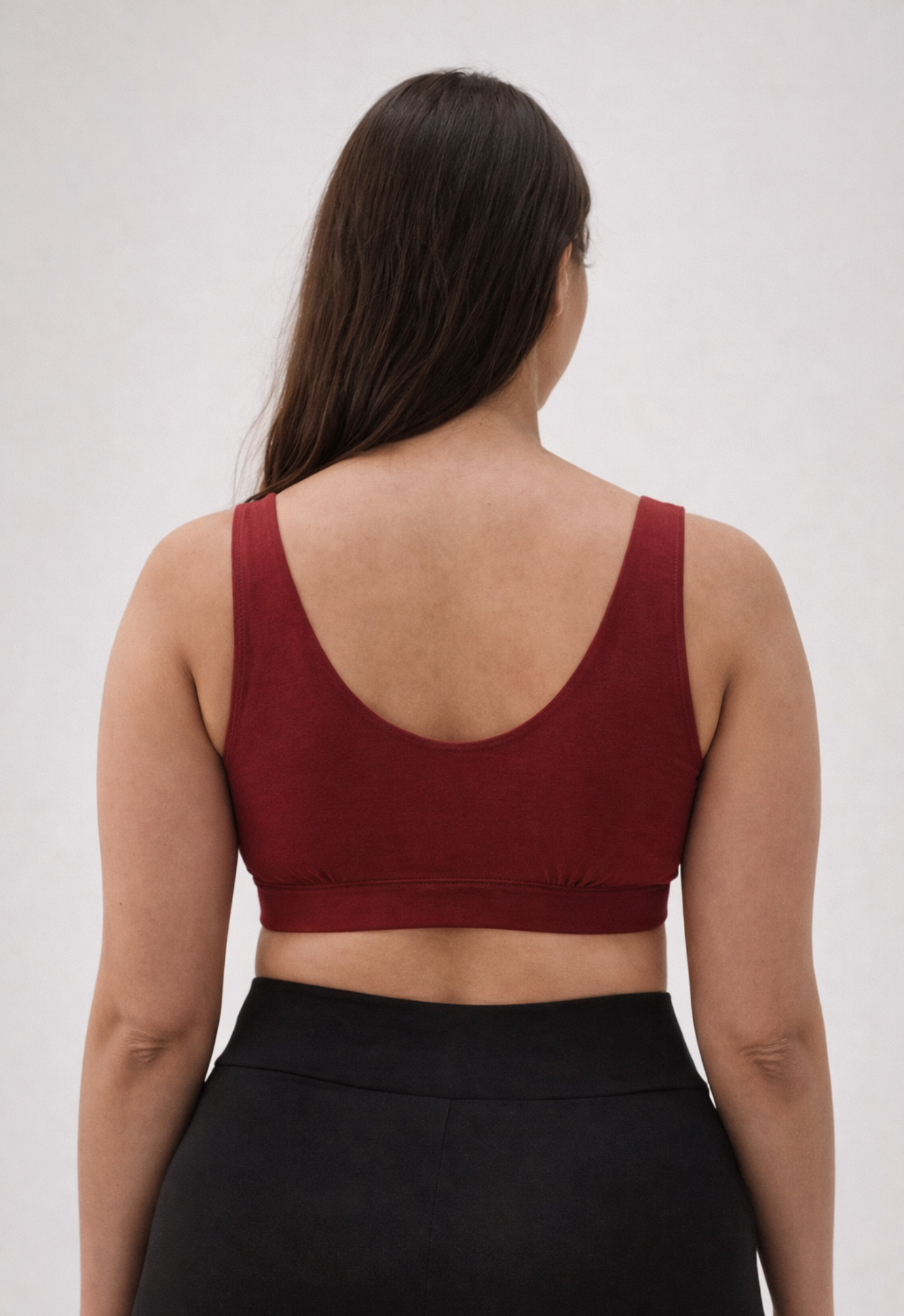 Mjuk amningsbh 75D - 110F - Röd