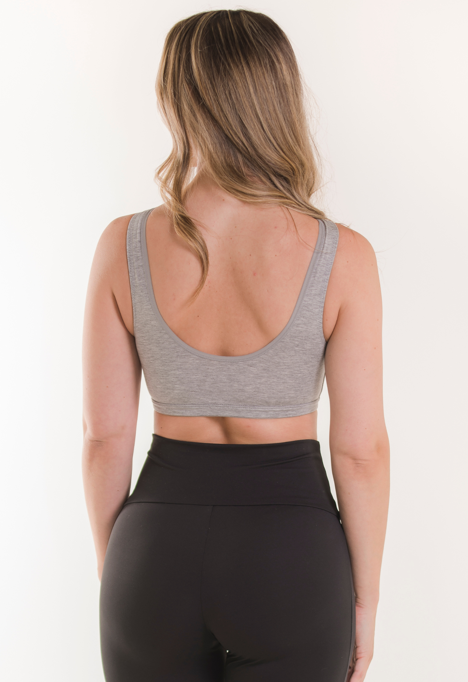 Mjuk amningsbh - Grey Melange