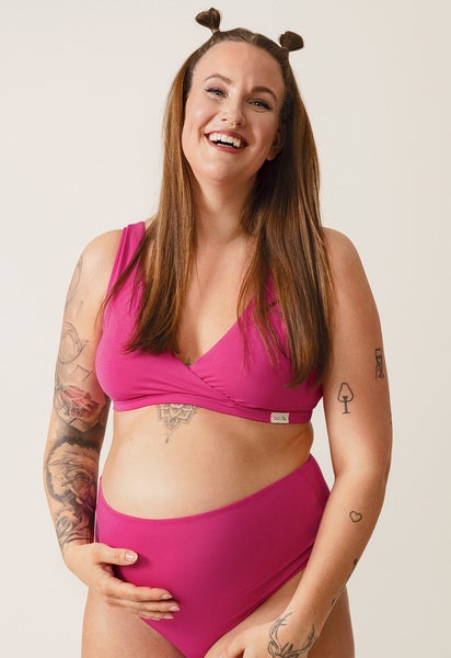 Mjuk amningsbh - Strong Pink