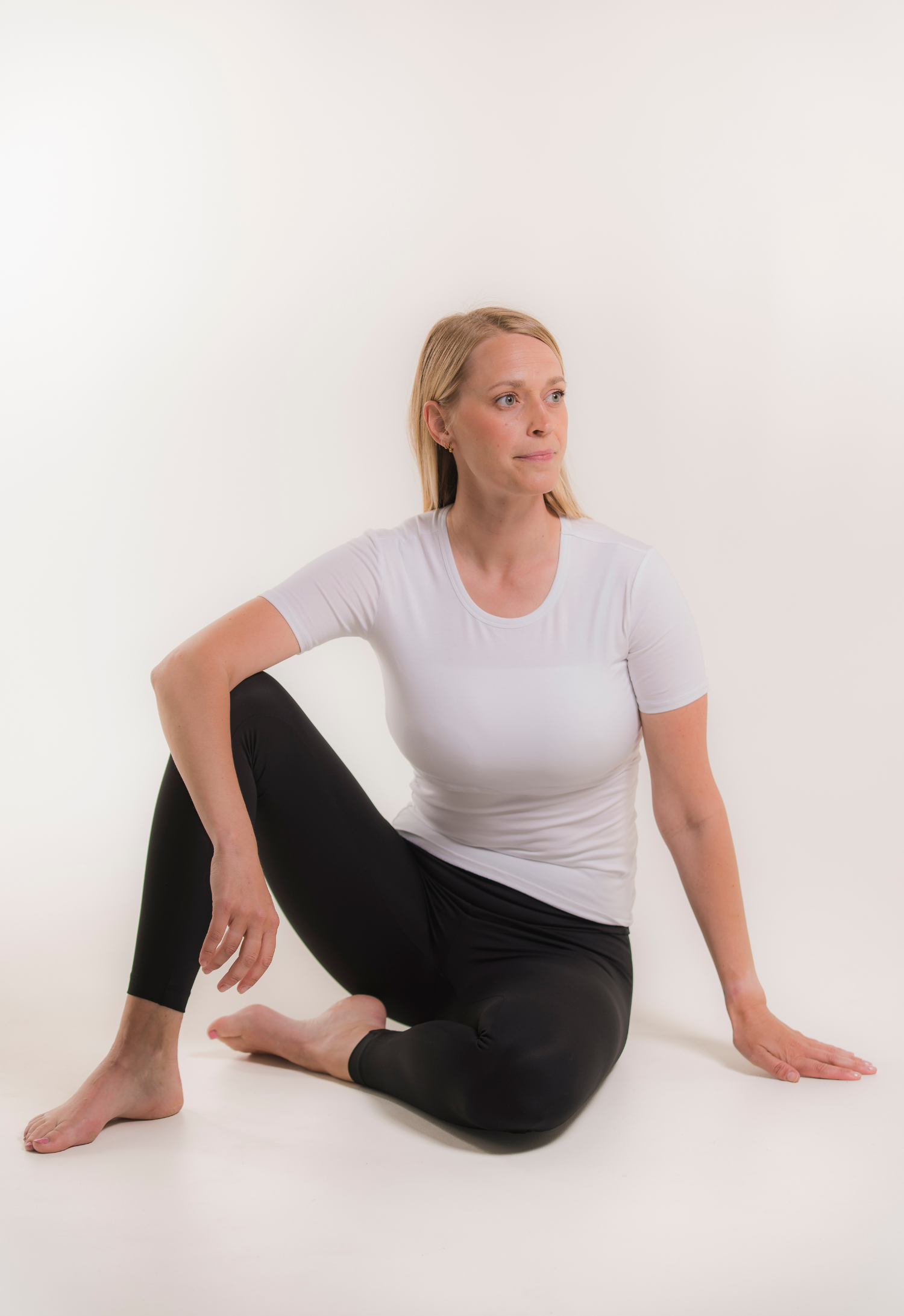 Gravidtights yoga - Svart