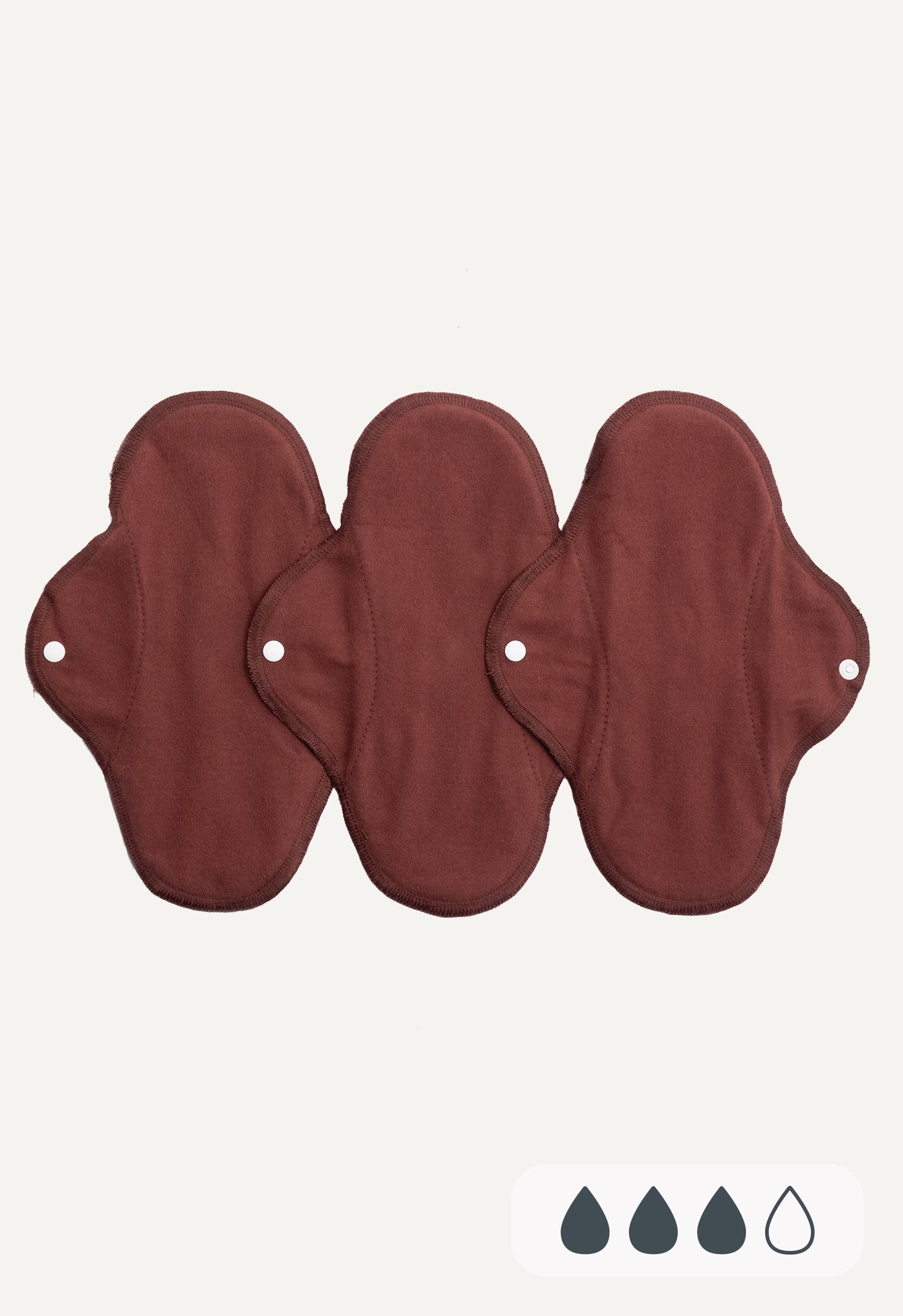 Product Image for Tygbindor - Dag - Mörkröd - 3-pack