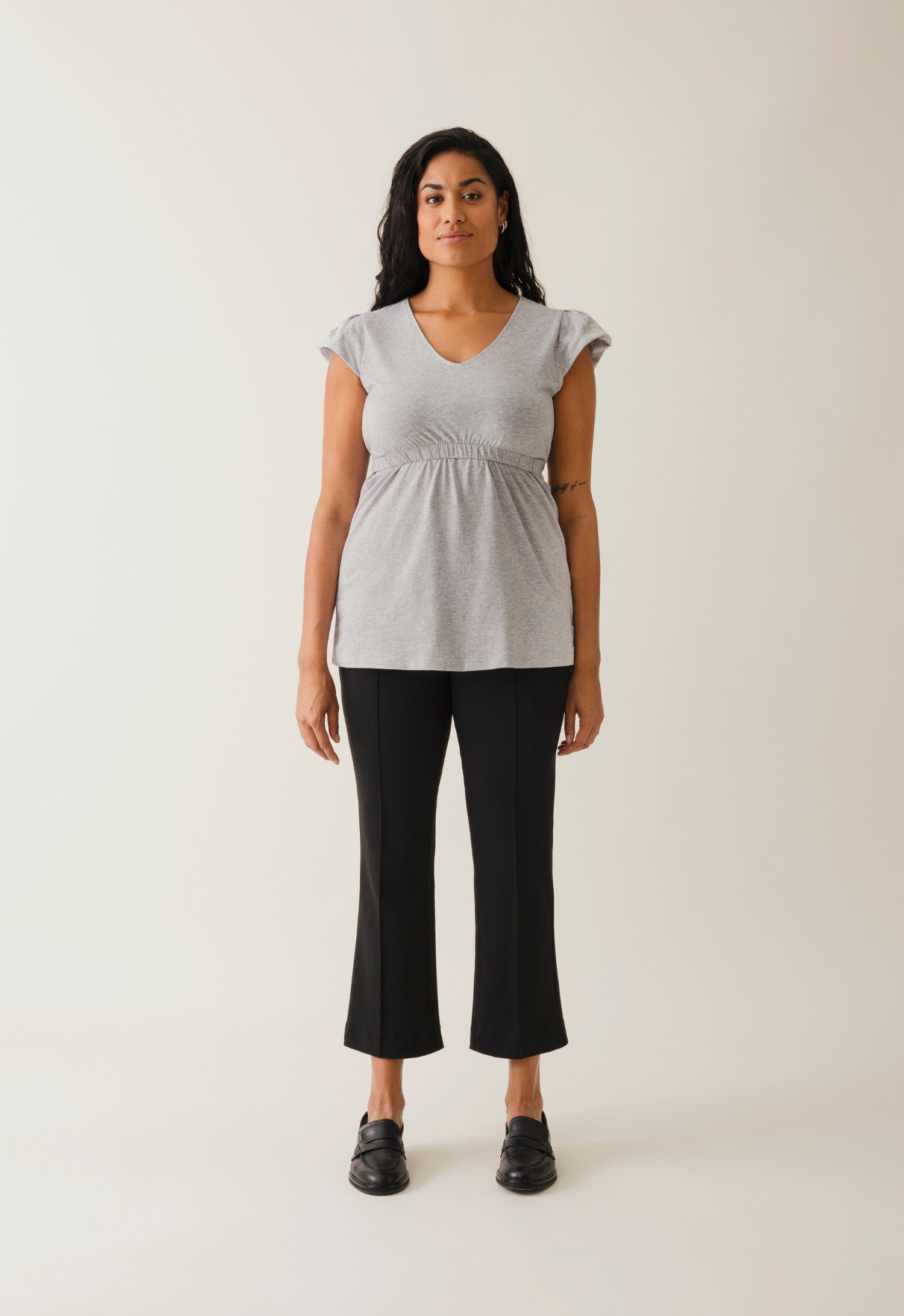 Product Image for The Shirt Frill - Grey Melange - S