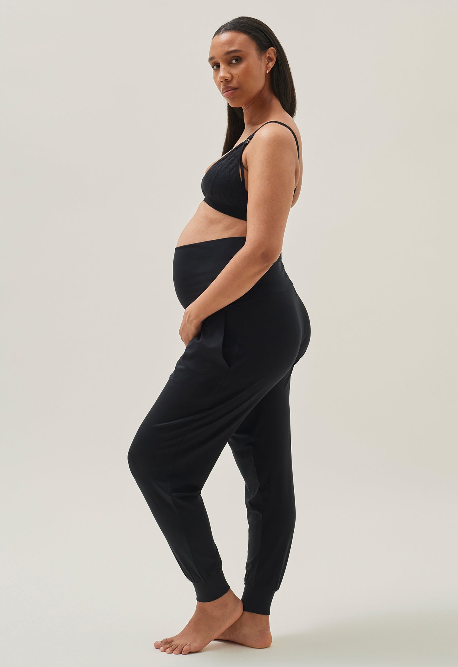 Product Image for Mjukisbyxor gravid - Svart - XXL