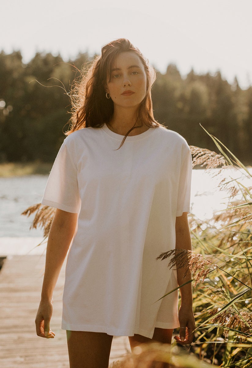 Oversized The Shirt - Vit